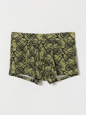 Vivienne Westwood Boxer parigamba in cotone con vita elasticizzata e logo Orb