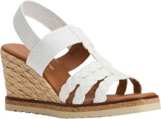 Andr&eacute; Assous Maria Wedge Sandal in White at Nordstrom, Size 11