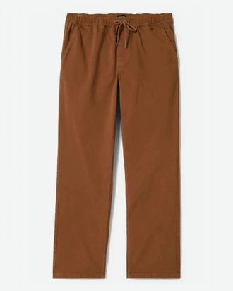 Brixton Mens Broadway Elastic Pant In Brown