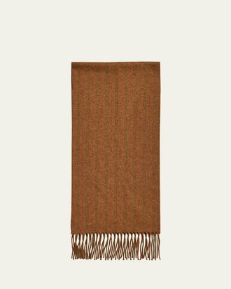 Loro Piana Mens Wish Wool and Cashmere Scarf