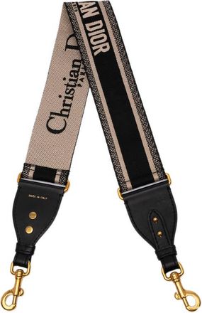 Dior Pre-owned Dior Embroidered Cotton Adjustable Shoulder Strap with Ring Unisex 8IDSDV361FTTXWU0