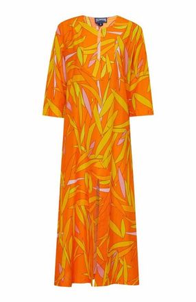 Vilebrequin Womens Madrague Cotton and Silk Kaftan in Abricot at Nordstrom, Size Medium