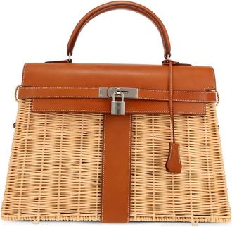 Herm&egrave;s 2018 Kelly Picnic 35 shopper - Beige