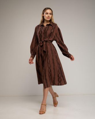 Tantra Overhemd jurk met riem