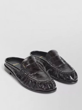 Saint Laurent le loafer 15 backless leather mules