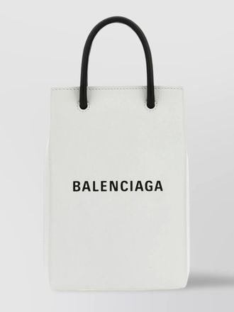 Balenciaga shopping leather phone case