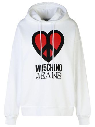 Moschino White Cotton Sweatshirt
