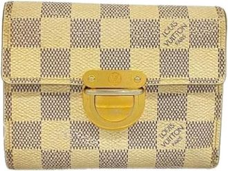 Louis Vuitton Pre-owned Wallets, female, Beige, Size: ONE SIZE Pre-owned Vintage Tri-fold Wallet