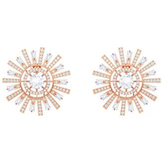 Swarovski Idyllia:ce Oversized Czwh/Ros 5464833 - unisex - Oorbellen - Geel - ONE Size - Accessoires