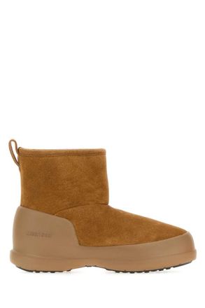 Moon Boot Brown Suede Mezzaluna Ankle Boots