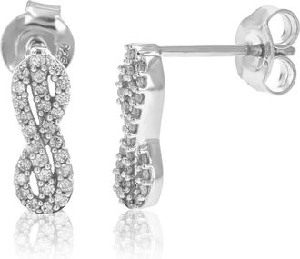 Vir Jewels 1/5 cttw Lab Grown Diamond Dangle Earrings in Sterling Silver With Push Backs For Women