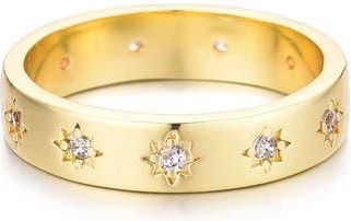Adornia CZ Star Band Ring in Gold at Nordstrom Rack, Size 6