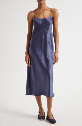 Vince Satin Slipdress in Dk Peri at Nordstrom Rack, Size Large
