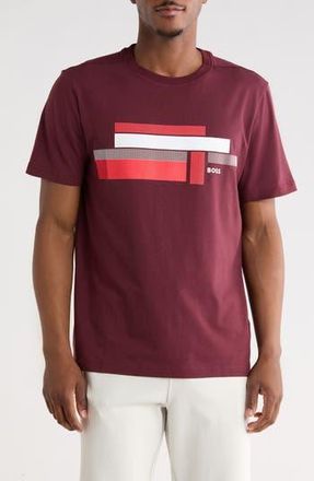 BOSS Glaming Graphic T-Shirt in Medium Red at Nordstrom Rack, Size Xx-Large