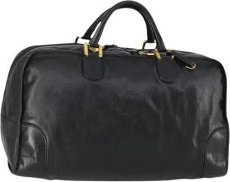 Loewe Pre-owned Weekend Bags, female, Black, Size: ONE SIZE Pre-owned Weekend Bag