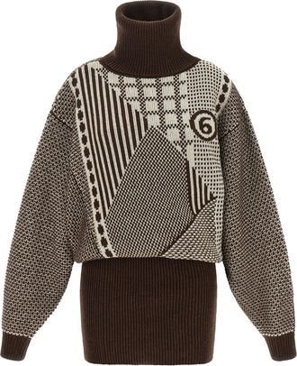 Maison Margiela Wool Short Womens Dress