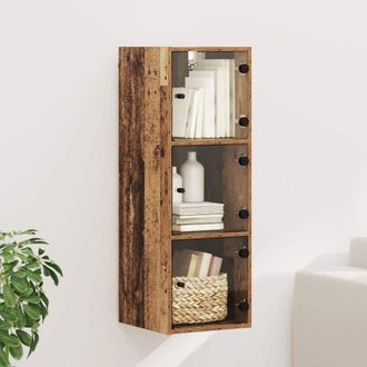 vidaXL vidaXL Armadietto a muro Legno vecchio 35 x 37 x 102 cm