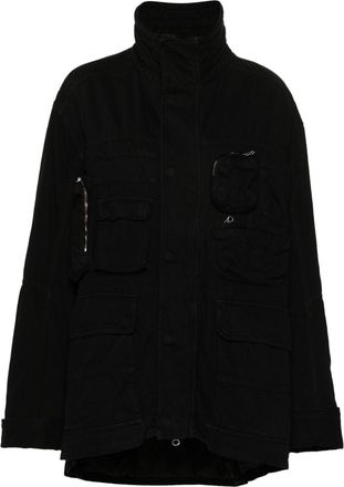 Maison Margiela cargo-pocket denim jacket - unisex - Cotton/Polyester/Cotton - M - Black