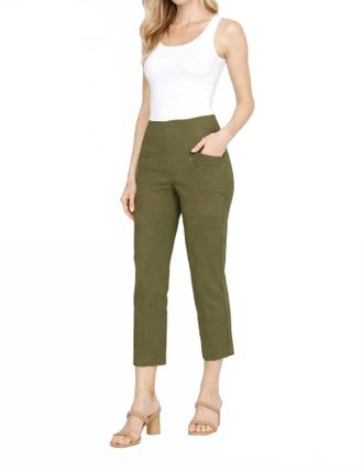 Elliott Lauren Slant Pocket Trousers In Olive