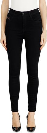 Diesel Skinny Jeans High Waist 1984 Slandy-High - Jeans - Woman - Black