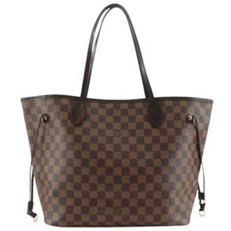 Louis Vuitton Pre-owned Tote Bags, female, Brown, Size: ONE SIZE Pre-owned Damier Canvas Tote Bag
