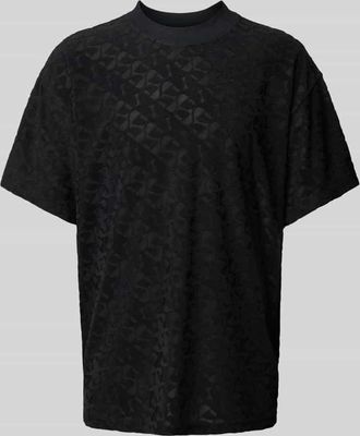 Ellesse T-Shirt mit Strukturmuster Modell APRICALE in Black, Größe XL