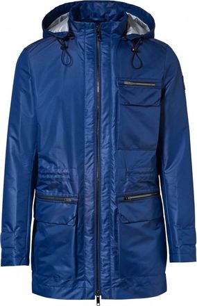 Porsche Design Mens Aircooled Parka Jacket In Vibrant Blue
