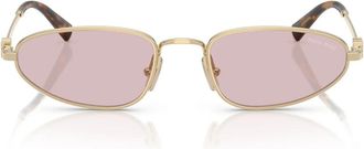 Miu Miu Sunglasses Mua52 S Zvn4 I0 Gold/Pink Gradient Women