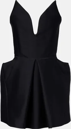 Maticevski Le Petite wool and silk minidress