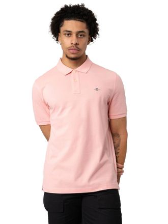 GANT heren poloshirt met korte mouwen in piqu&eacute;