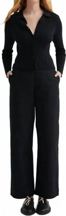 Kowtow Manuscript Close-Fitting Top In Vintage Black