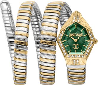 Just Cavalli Womens Snake 316L Stainless Steel Watch - Silver & Gold - One Size