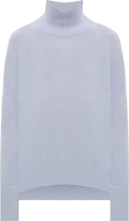 Lisa Yang Roll Neck Cashmere Sweater - Dames - Cashmere truien - Blauw - XS - Kasjmier - Truien & Vesten