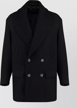 Giorgio Armani wool cashmere double-breasted coat