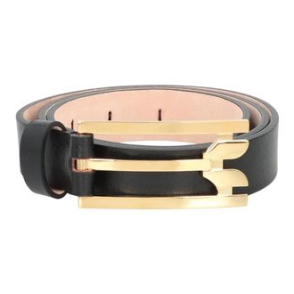 Victoria Beckham Dorian Riem - Dames - Riemen - Zwart - 80 CM - Leer - Accessoires