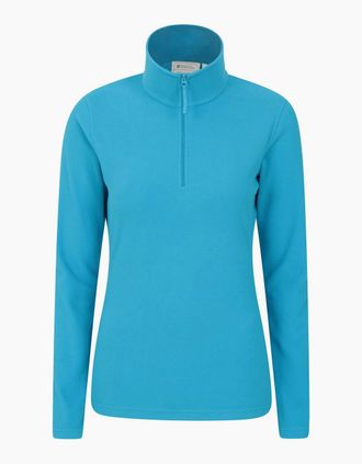 Mountain Warehouse Womens Mountain Warehouse Womens/Ladies Camber II Fleece Top - Blue - Size: 18/20