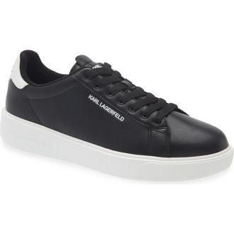 Karl Lagerfeld Plain Toe Sneaker in Black at Nordstrom Rack, Size 11.5