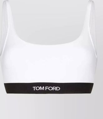 Tom Ford stretch modal cropped square neck bralette