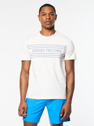 Sergio Tacchini Remo T-shirt in Gardenia at Nordstrom, Size 4X-Large