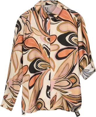 Summum Versierde Blouse - Dames - Overhemden - Beige - XS - Overhemden