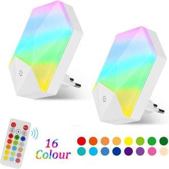 OEM Luz Nocturna Modelo De Control Remoto Rgb De 6 Piezas, 16 Colores, L&aacute;mparas Y Linternas De Habitaci&oacute;n De Beb&eacute; Con Gradiente Regulable Inteligente Y Co