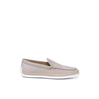 Tod's Tods, Loafers, male, Beige, Size: 10 1/2 US Tods Flat shoes
