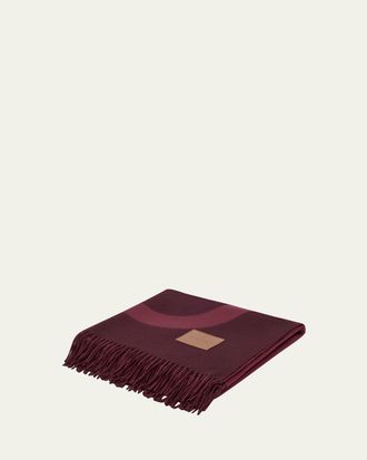 Loewe Anagram Wool/Cashmere Blanket, 55 Square