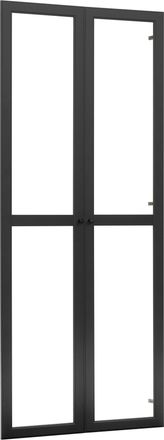 CARRYHOME Türenset, Anthrazit, Kunststoff, 2-teilig, 80x191.2x1.8 cm, Schlafzimmer, Kleiderschränke, Schrankzubehör