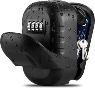 OEM Caja Fuerte Para Llaves De Seguridad, Caja Fuerte De Pared Grande Para Interiores/exteriores, Caja Fuerte Digital De 4 D&iacute;gitos Para Llaves Para El Hog