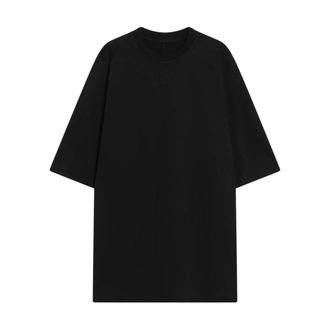 Rick Owens T-Shirts, male, Black, Size: S Black T-shirt and Polo Collection