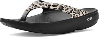 Oofos Womens Oolala Limited Thong Womens Sandals Leopard : 11 Medium, Synthetic