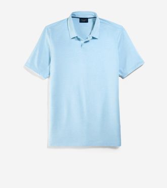 Cole Haan Mens Founders Polo Shirt - Blue Size Medium