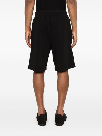 C.P. Company Cotton Jogging Bermuda Shorts - Black