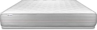 VITALIT Vitalit - Colch&oacute;n Blanco Con Espuma Viscoel&aacute;stica 150 X 190